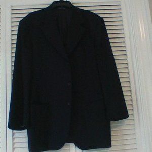 Navy italian 3 button blazer size 42